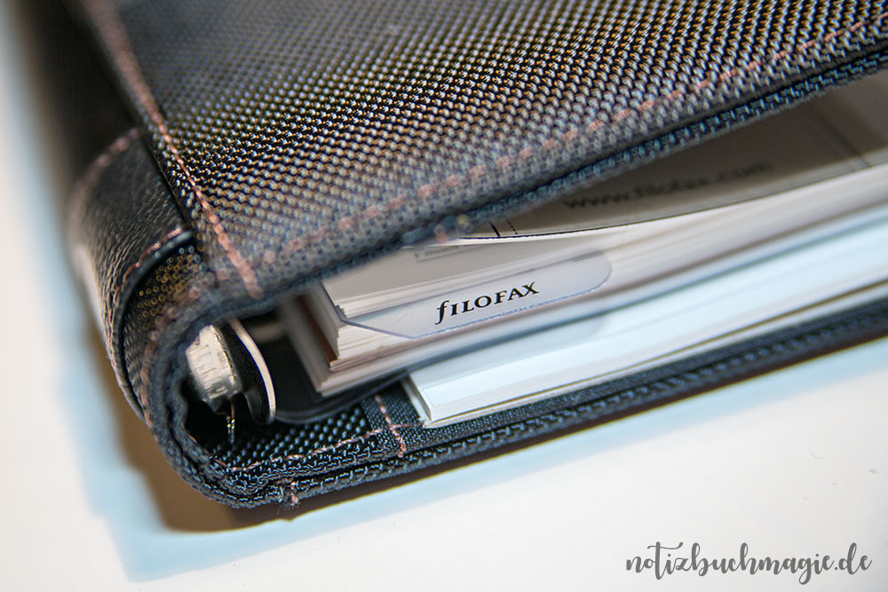 Filofax Fusion Personal schwarz