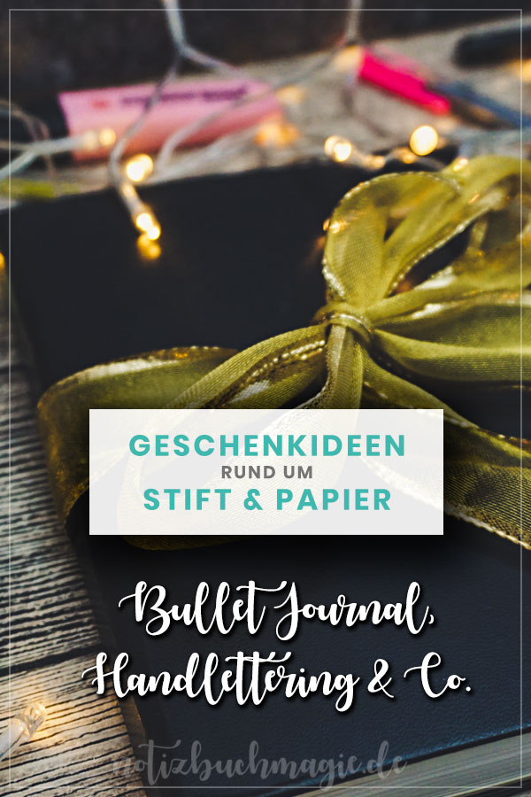 Geschenkideen und Inspirationen rund um Schreibwaren: von Bullet Journals über Handlettering hin zu Stiften & Co. Finde das passende Geschenk, egal ob zu Weihnachten, zum Geburtstag oder einfach so 